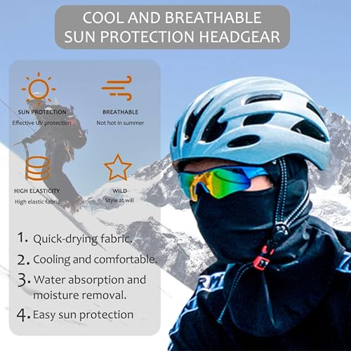Image of Tomorrow Balaclava mask Full face Bike Riding Winter Cover Helmet Cap for Motorcycle ski Outdoor Thermal Sports Headgear Cycling White