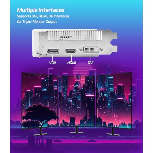 Image of MOUGOL AMD Radeon RX 580 Gaming Graphics Card, 8GB GDDR5 2048SP 256-Bit, Dual Fan Cooling, DP /HDMI /DVI Video Output, PCI Express X16 3.0, Computer GPU Support Windows 11 /10 /7 Desktop PC