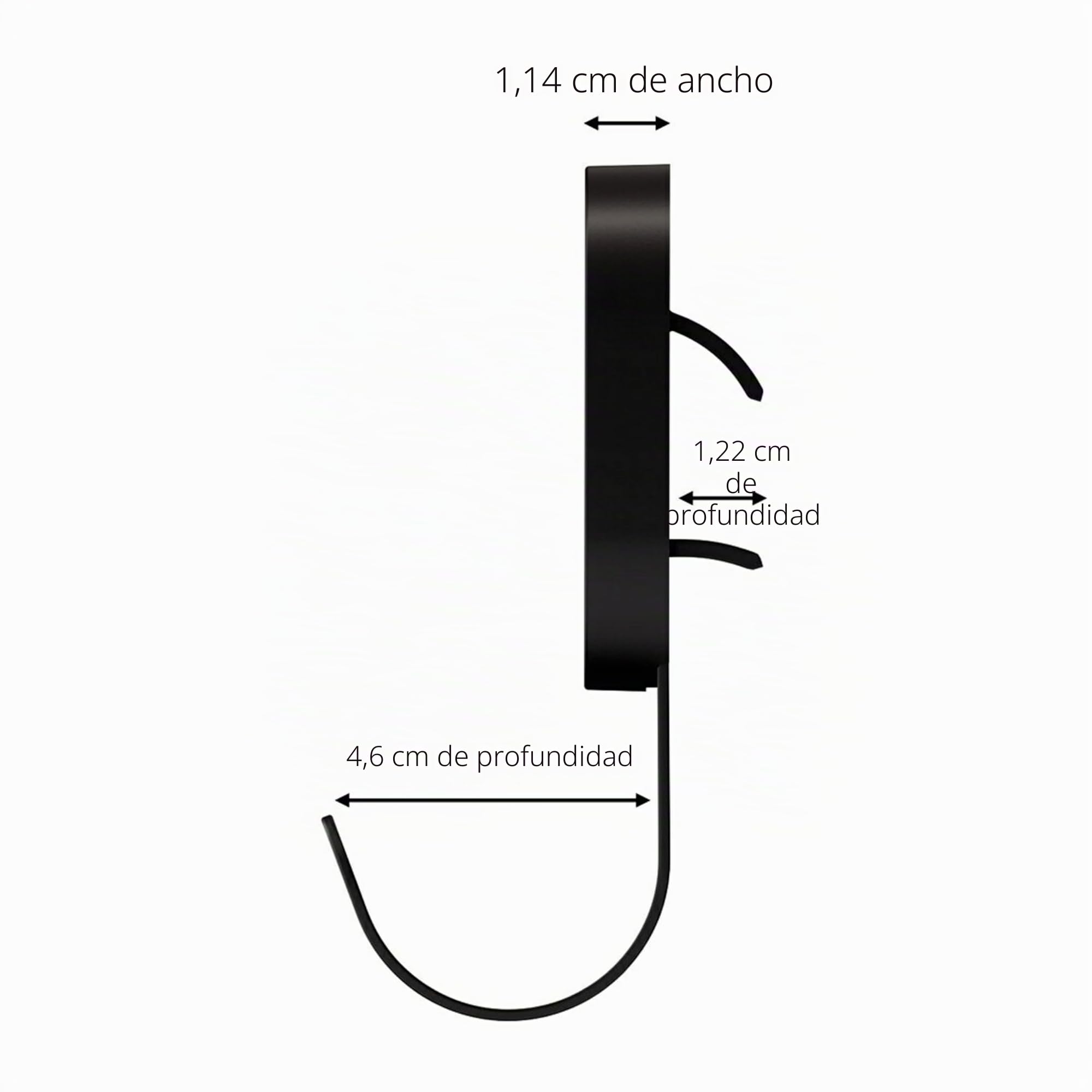 3M Claw (TM) 25 libras. 2 ganchos negros para paneles de yeso y 2 ganchos para fotos, solución pesada para colgar mochilas, chaquetas, fotos y decoración del hogar, paquete de 4
