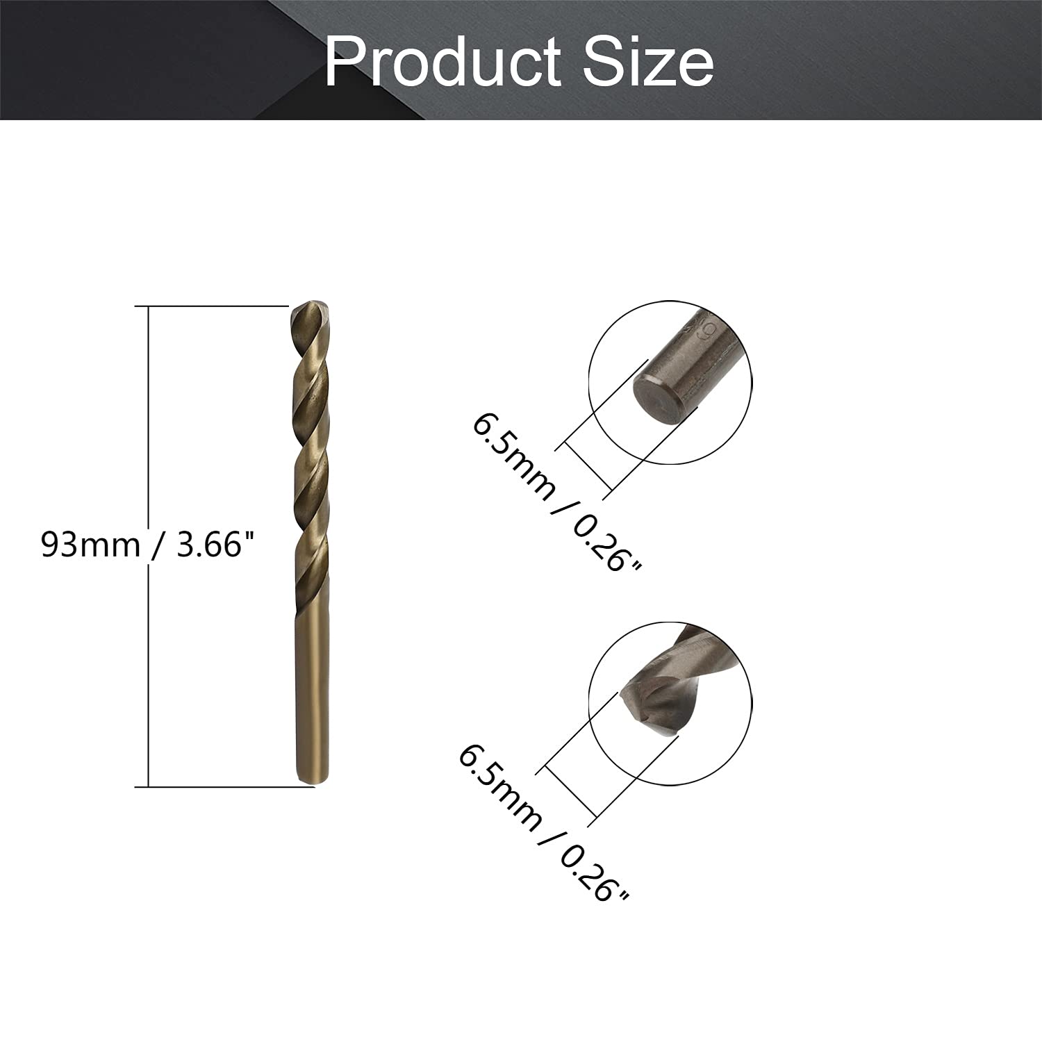 YATO YT-4362 5 x 90mm Cylindrical Masonry Shank Drill Bit