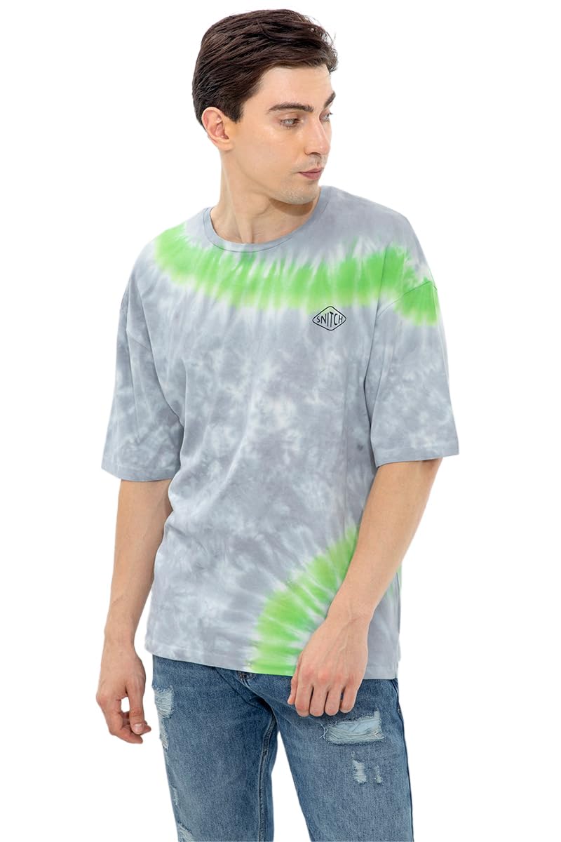 snitch Men Cotton Regular Fit Slate T Shirt-picture-32