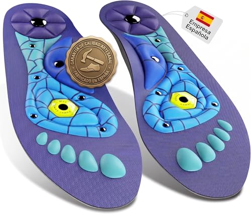 KINEPHARMA Plantillas Magnéticas Talla L | Plantillas para Fascitis Plantar Hombre | Plantillas Ortopédicas de Confort para Mujer y Hombre