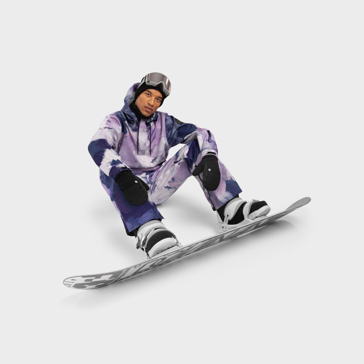 SIROKO - Veste de Snowboard avec Poche Kangourou W3 Cloudmont
