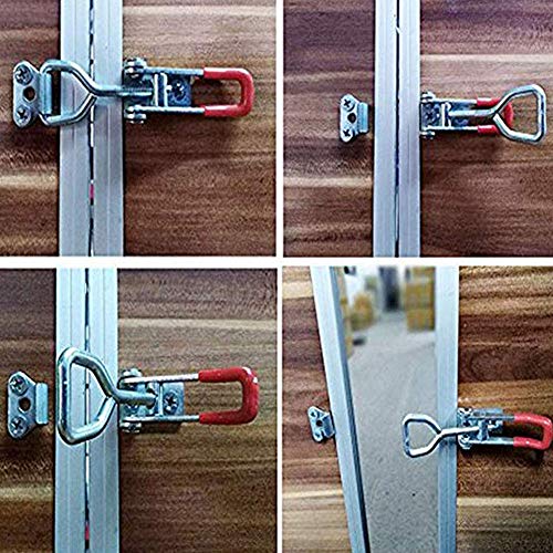 Accessbuy Toggle Steel Latch Catch Clip Clamp Hasp Metal For Tool Boxes, Trunk, Cases (AC034) - Thumbnail 4