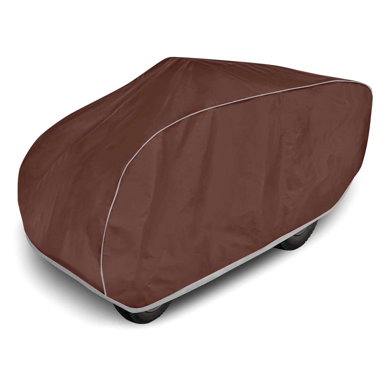 Cubierta impermeable para tractor de césped, cubierta para tractor de jardín con cesta de lona XL para cortacésped