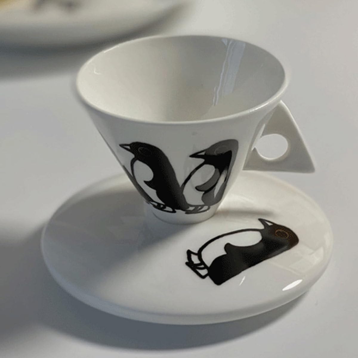 Gatuida 1 Juego de Taza de Café con Platillo y Taza de Té Tarde Inglesa Estilo Original y Delicado
