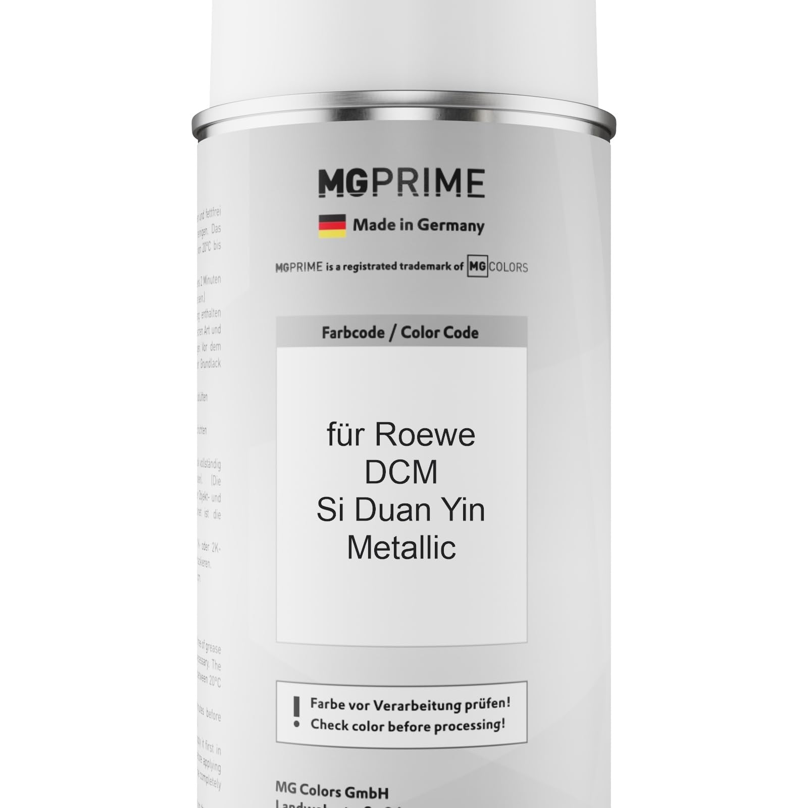 MG PRIME Autolack Set Spraydose für Roewe DCM Si Duan Yin Metallic +2K