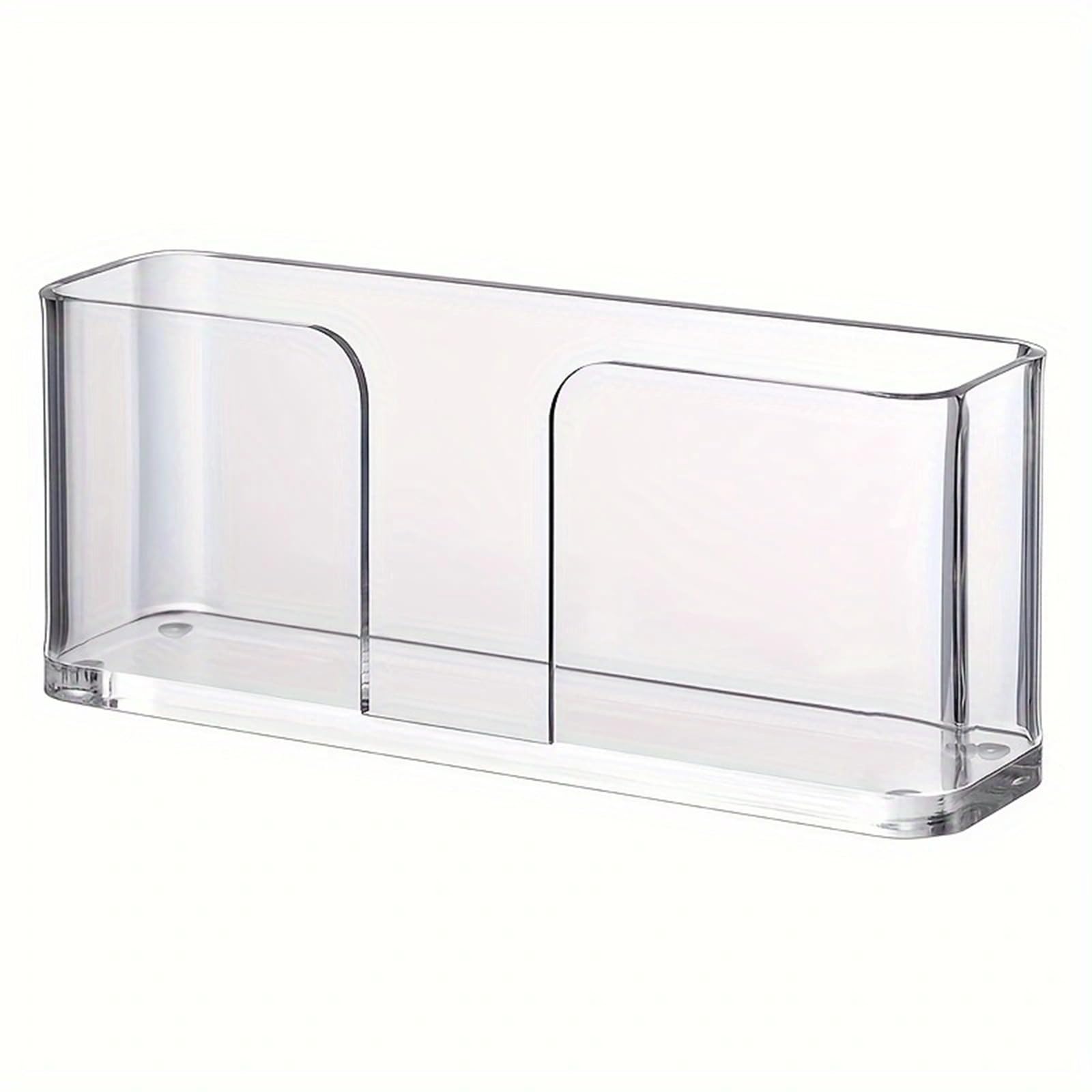 Buxuaaaa Clear Luncheon Napkin Organizers Acrylic Napkin Holder for Tables and Counters Kitchen Serviette Dispenser Luncheon Storage