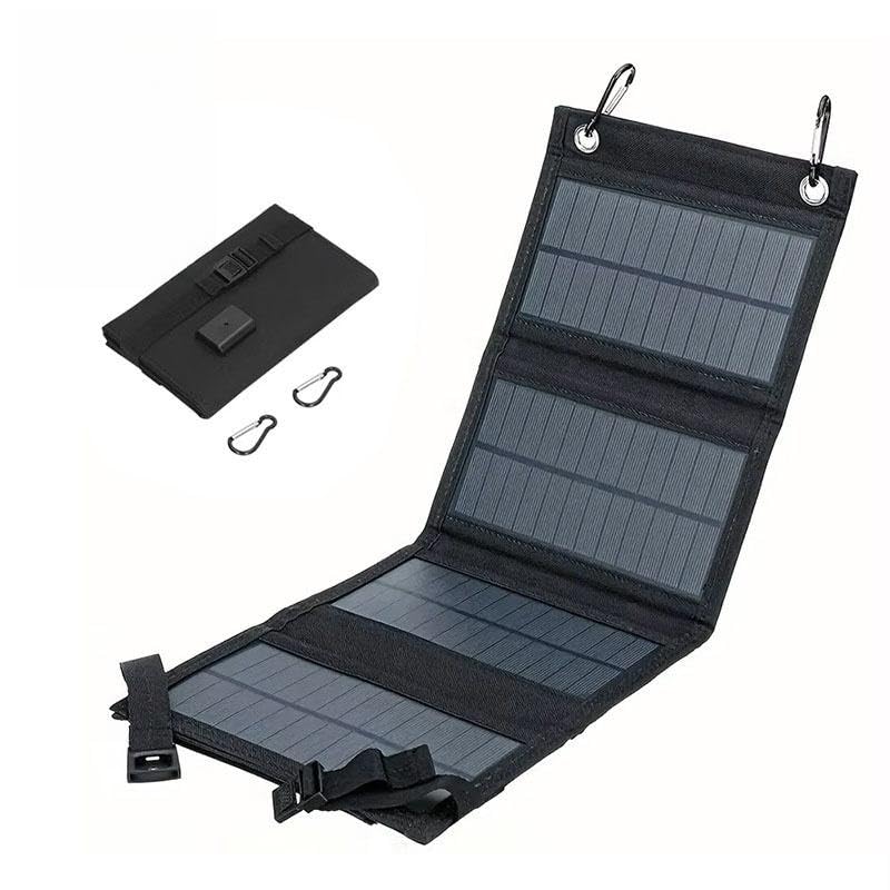 10W Cargador Panel Solar,Panel solar plegable portátil，Camuflaje