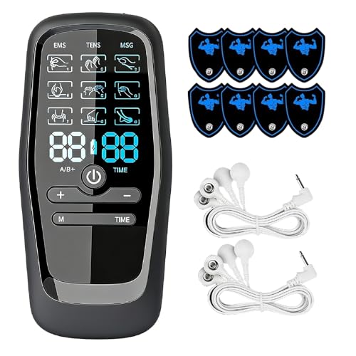Tens   Dispositivo de masaje EMS con 27 programas de entrenamiento, dispositivo recargable TENS para el tratamiento del dolor, estimulación muscular eléctrica contra el dolor de piernas, espalda
