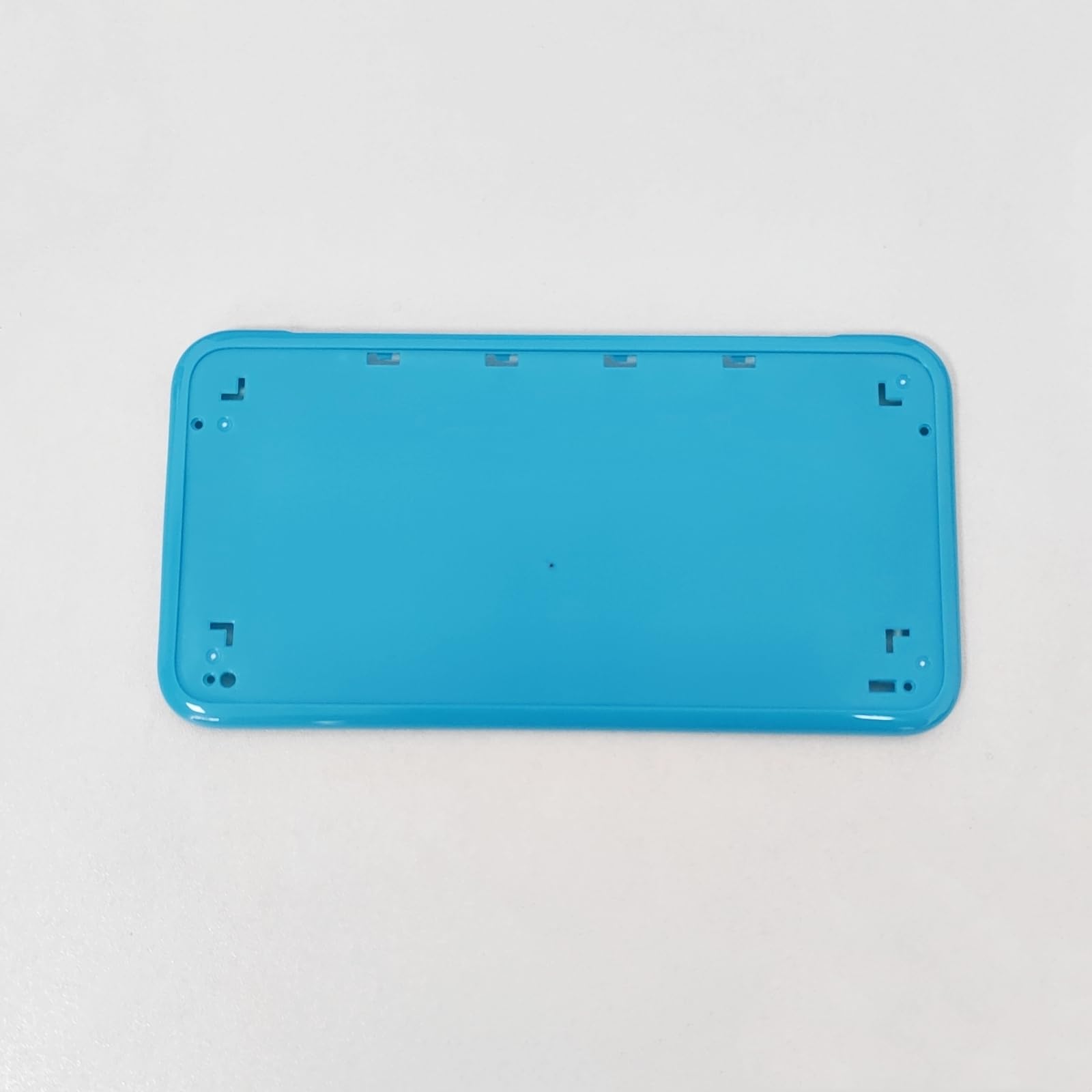 Hzxkqmil Kit Guscio di Ricambio Custodia a Alloggiamento per Nintendo New 2DS XL/New 2DS LL Console, Frontalino Anteriore Telaio Superiore Piastre di Copertura Inferiori (Bianco + Blu)