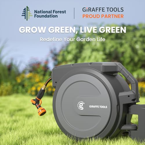 Giraffe Tools USAW40-1/2 Retractable Garden Hose Reel 1/2 Inch X 130 Ft thumb #4