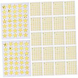 EXQUIMEUBLE 星型粘着ステッカー 50枚入り 五芒星ステッカー 学生向け 学校 家庭用 軽量コンパクト 持ち運びやすい