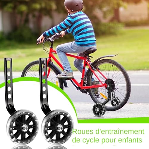 Roues stabilisatrices pour vélo de remplacement et kit de support réglable - 7