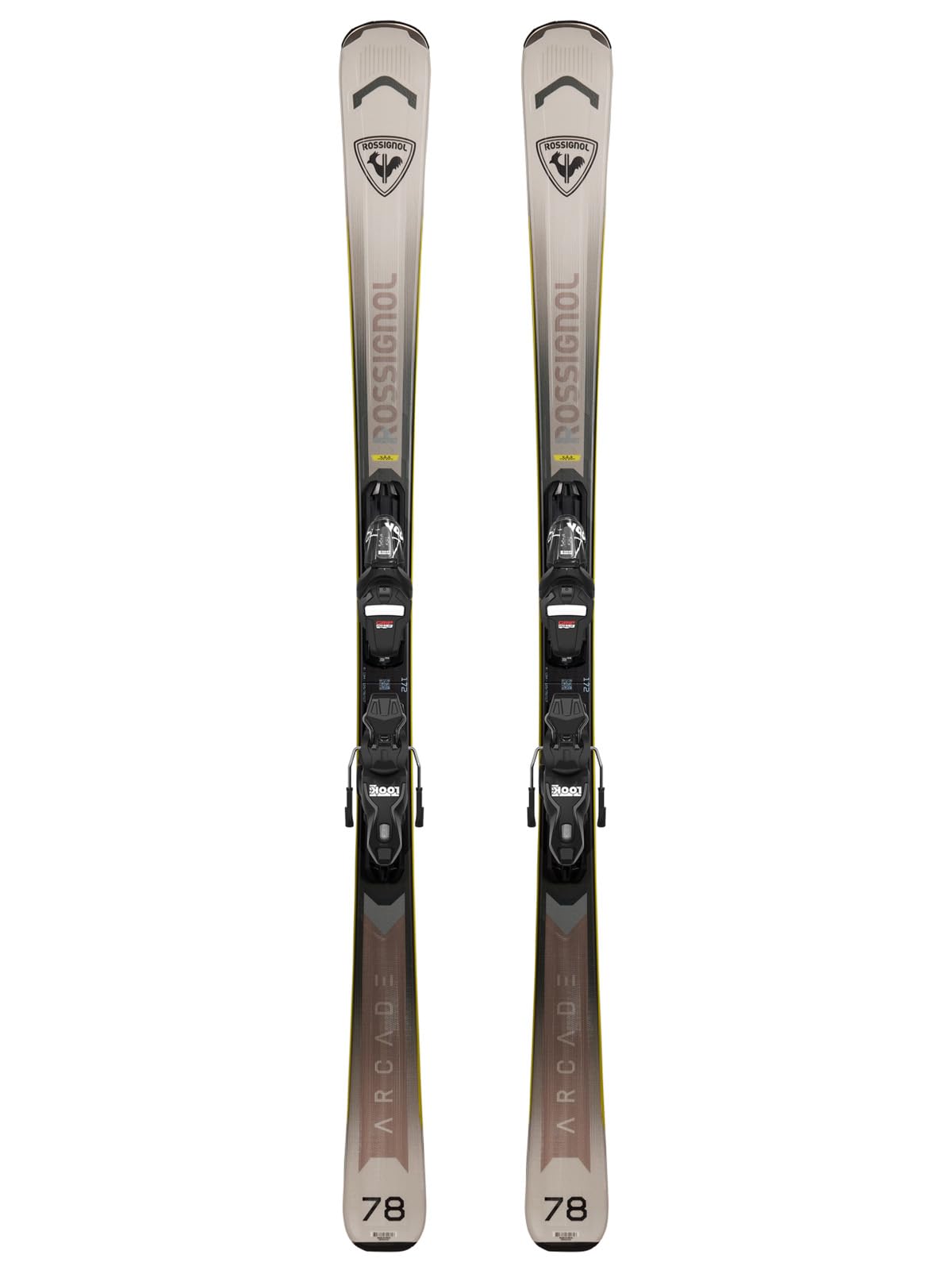 Rossignol Arcade 78° Xpress Skis avec fixations pour homme et femme