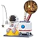 ISeeSee Astronaut Mini Building Blocks Micro Building Kits for Adults with Led Lighting Kit-Astronaut Office Pen Container 1588PCS