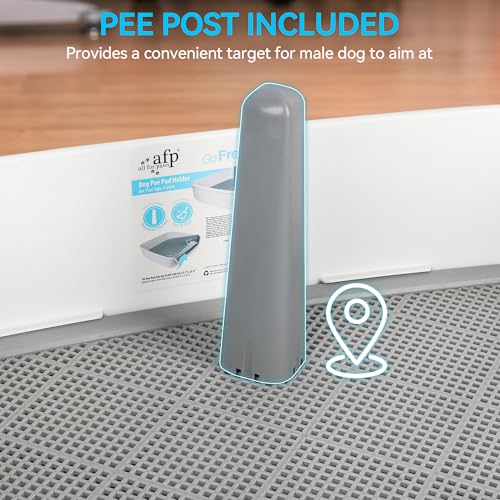 ALL FOR PAWS Pee Pad Holder, XL Dog Litter Box, Puppy Pads Holder, Puppy Potty Tray for Small/Medium/Large Dog Potty Training, 25" x 25" - Image 4
