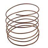 sourcing map 1,4 M Länge 1,8 mm Durchmesser Kupfer Kälteschlauch Rohr Rohrschlange