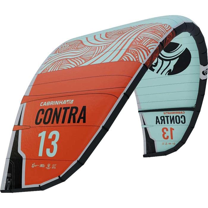  Cabrinha Kitesurf Contra 3S 2022 15m C3 Teal/Red