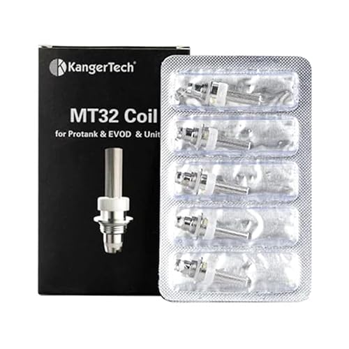 KangerTech ���j�o�[�T�� �{�g���R�C�� �����p�R�C���bEVOD/Protank 2 / Mini Protank 2 / Unitank �Ή��b�I�ׂ��R�l�b5���� meihen VAPE �d�q�^�o�R�p 5���� (1.5��)