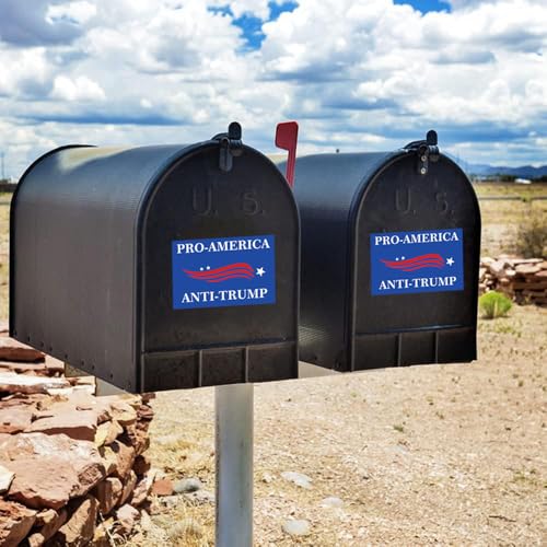 Image of 2 Pack Pro America Anti Trump Car Magnet - Anti Trump Car Magnets Auto Truck Fridge Magnetic Decal Bumper Magnet