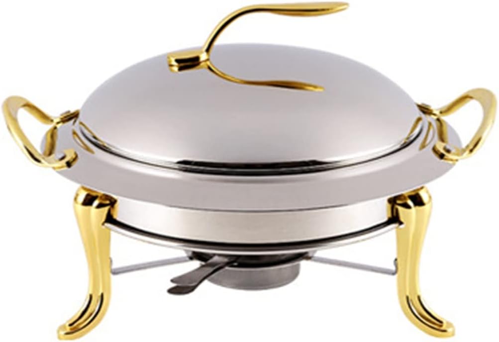 Thickened Stainless Steel Pot Hotel Commercial Household Shabu Fry Hot(Gray)