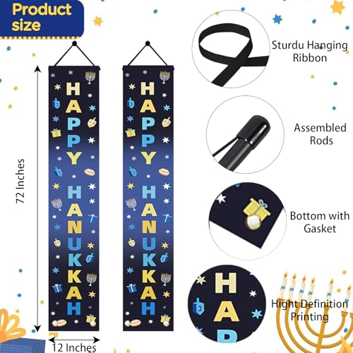 Happyhanukkahdecorationsindoorchanukahoutdoor12x71inchesbluehanukkahbannersporchwelcomesignforhomefrontdoorwallpartysuppliesdecor Urban Country Home Decor Happy hanukkah decorations indoor chanukah outdoor 12×71 inches blue hanukkah banners porch welcome sign for home front door wall party supplies decor urban country home decor