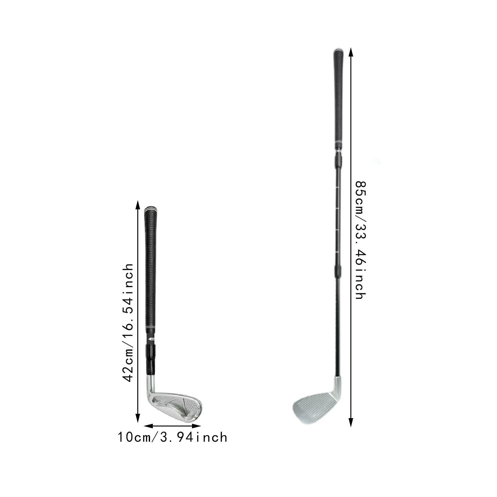 F Fityle Golf Wedge Golf Chipper Club telescópico Equipo de aleación de Aluminio con Escala PRÁCTICO Ajustable Club