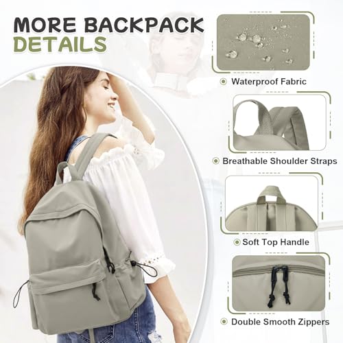 Lightweight Backpack for Women Casual Backpack School Bookbag Water Resistant Travel Daypack Laptop Bag for Men - Image 6