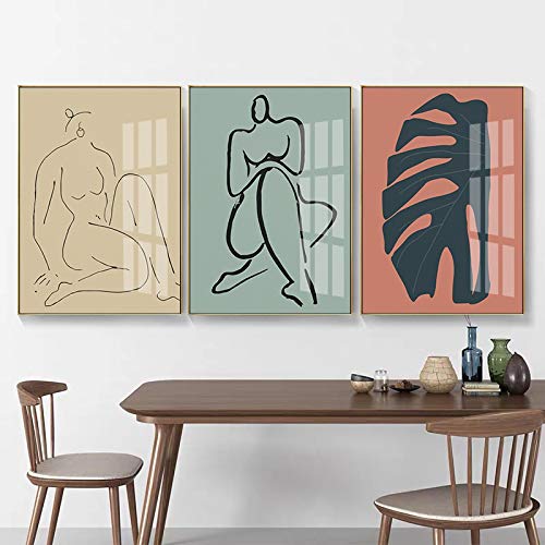 Art mural pour salon afin de réchauffer l'ambiance avec des affiches scandinaves