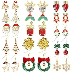 A8:15 pairs christmas earrings