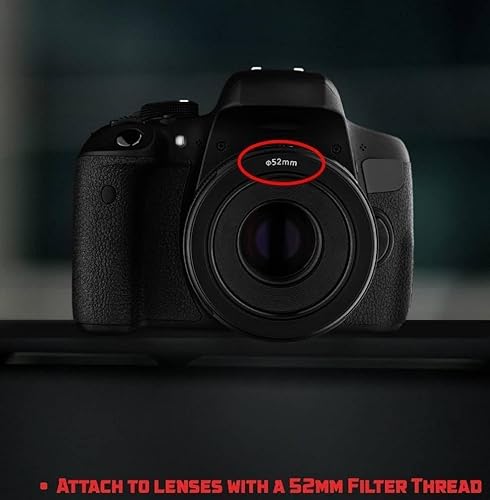 image for OPTURA HD OPTICS OPTURA HD 52MM HD Sport Action 2X Tele Zoom Lens for 