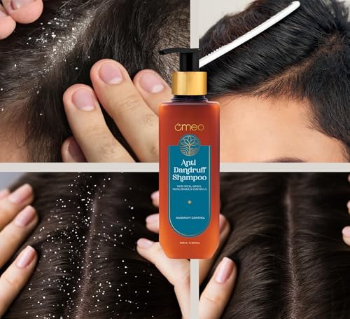 Image of Omeo Anti Dandruff Shampoo100ml | With Neem, Ginger Arnica, Calendula & Thuja | Dandruff Control, Reduces Itchy Scalp, Flakes & Scalp Fungus | Homeopathic Formula | For Men & Women