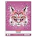 Produktbild herlitz 50027781 Spiralblock A4, 80 Blatt, kariert, Motiv: Wild Animals Luchs, 1 Stück