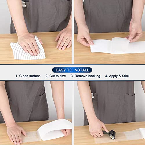 Sankemu Grip Tape - Heavy Duty Rubber Anti Slip Tape For Stairs Outdoor/Indoor Waterproof Safety Non Skid Roll Traction Tread Staircases Grips Adhesive Non Slip (2 Inch X 33 Feet) #TOP5