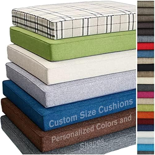 Custom Bench Cushion, Window Seat Cushions Indoor, Bench Cushions for
