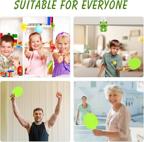 Image of Indoor Hanging Table Tennis Ping Pong Trainer Portable Set with Adjustable Height- Self Training Games- Random Design (Style-05)