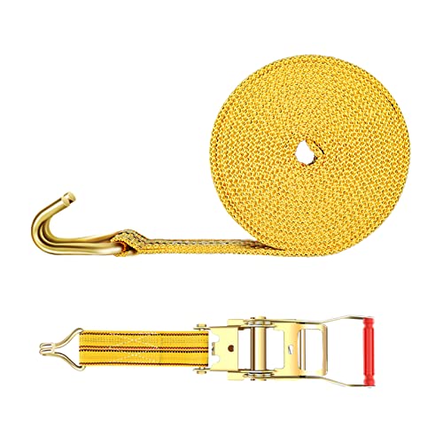 ZXC Spanngurte mit Ratsche Spanngurt Spanngurte mit Haken für Auto Heckträger Motorrad Fahrrad Klemschloss Gurte(Size:0…