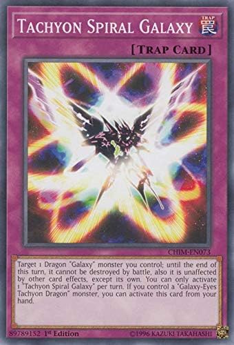 Yu-Gi-Oh! - Galaxia Espiral Tachyon - CHIM-EN073 - Común - 1 Edición - Chaos Impact