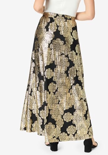 Roaman's Women's Plus Size Ultrasmooth Fabric Maxi Skirt4