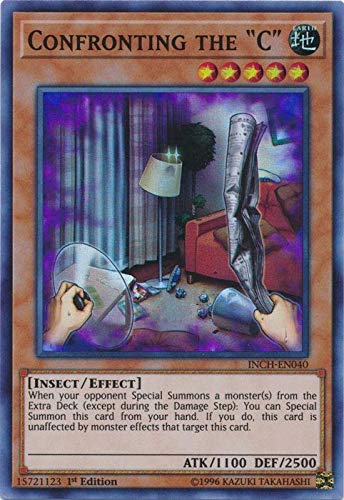  Yu-Gi-Oh! - Affrontare il C - INCH-EN040 - Super Raro - 1a Edizione - Infinity Chasers