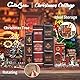 CUTEBEE Book Nook Kit - DIY Weihnachten Buchstützen,Miniatur Buchstütze,Bücherregal Dekoration Diorama Modellbausatz Erwachsene zu Bauen 2 Stück (Christmas Cottage)