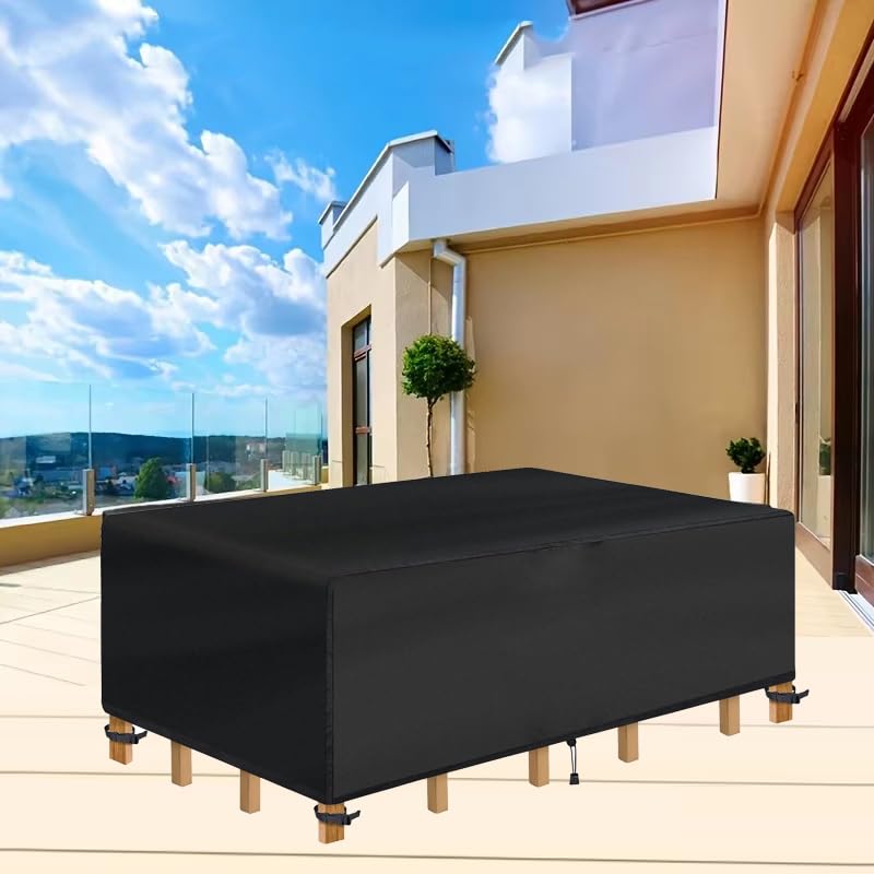 OOOXZO Gartenmöbel Abdeckung 260x200x80cm - Wasserdicht & Winterfest