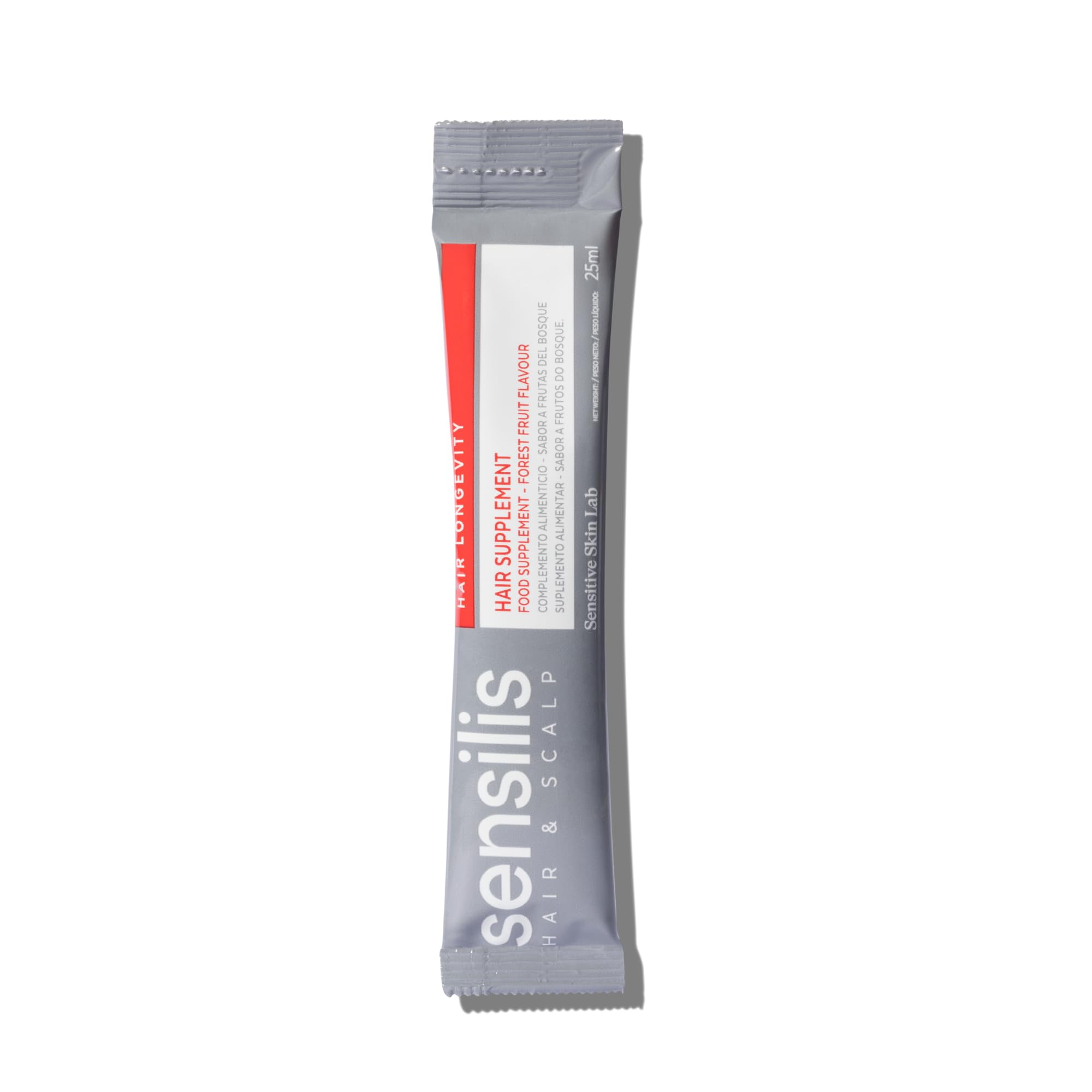 Sensilis – Hair Longevity, Complemento Anticaída, 30 Sticks | 24 Activos, Estimula el Crecimiento, Nutre el Folículo, Fortalece la Queratina, Anticaída, Sticks, Uso Diario, Cabello