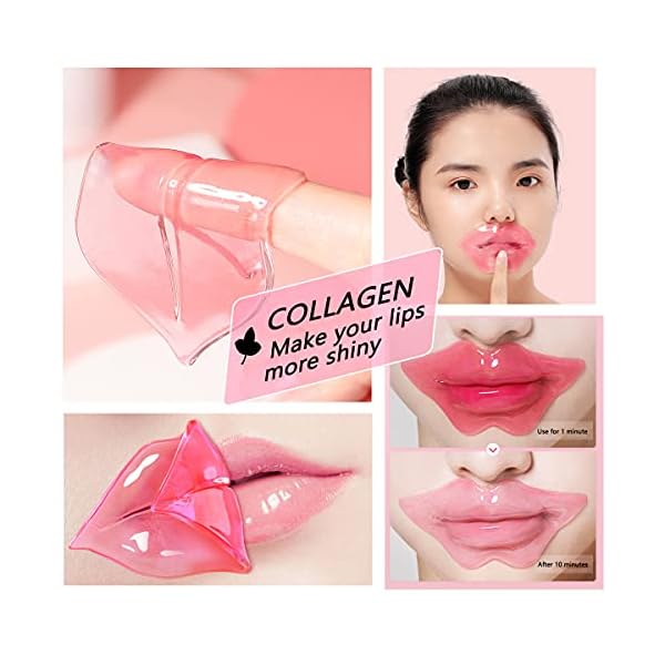 Lip-Masks-Collagen-Lip-Mask-20-Pcs-Lip-Mask-for-Dry-Lips-Lip-Masks-Skincare-Crystal-Lip-Pads-for-Moisturizing-Anti-Wrinkle-Anti-Aging-Firms-Hydrates-Lips-Red VEZE Lip Masks, Collagen Lip Mask 20 Pcs, Lip Mask for Dry Lips, Lip Masks Skincare, Crystal Lip Pads for Moisturizing, Anti-Wrinkle, Anti-Aging, Firms and Hydrates Lips Red
