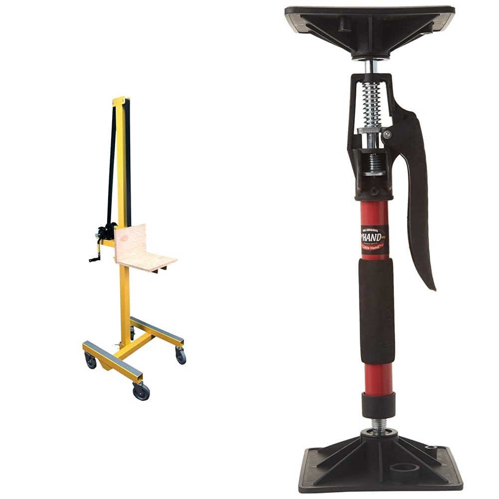 Cabinet Lift Model 72 and Laserjamb FastCap Little Hand HD 3rd Hand Support System, Set of 2, 16.5-Inch to 22.8-Inch