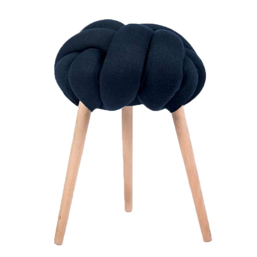 Repose-pieds de canapé bleu : le tabouret de toilette compact pour petits espaces