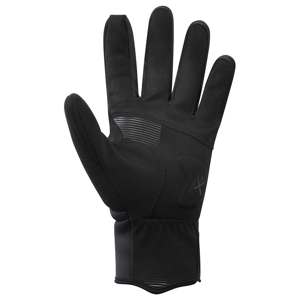SHIMANO Windbreak 2022 - Guantes térmicos de Ciclismo para Hombre, Color Negro