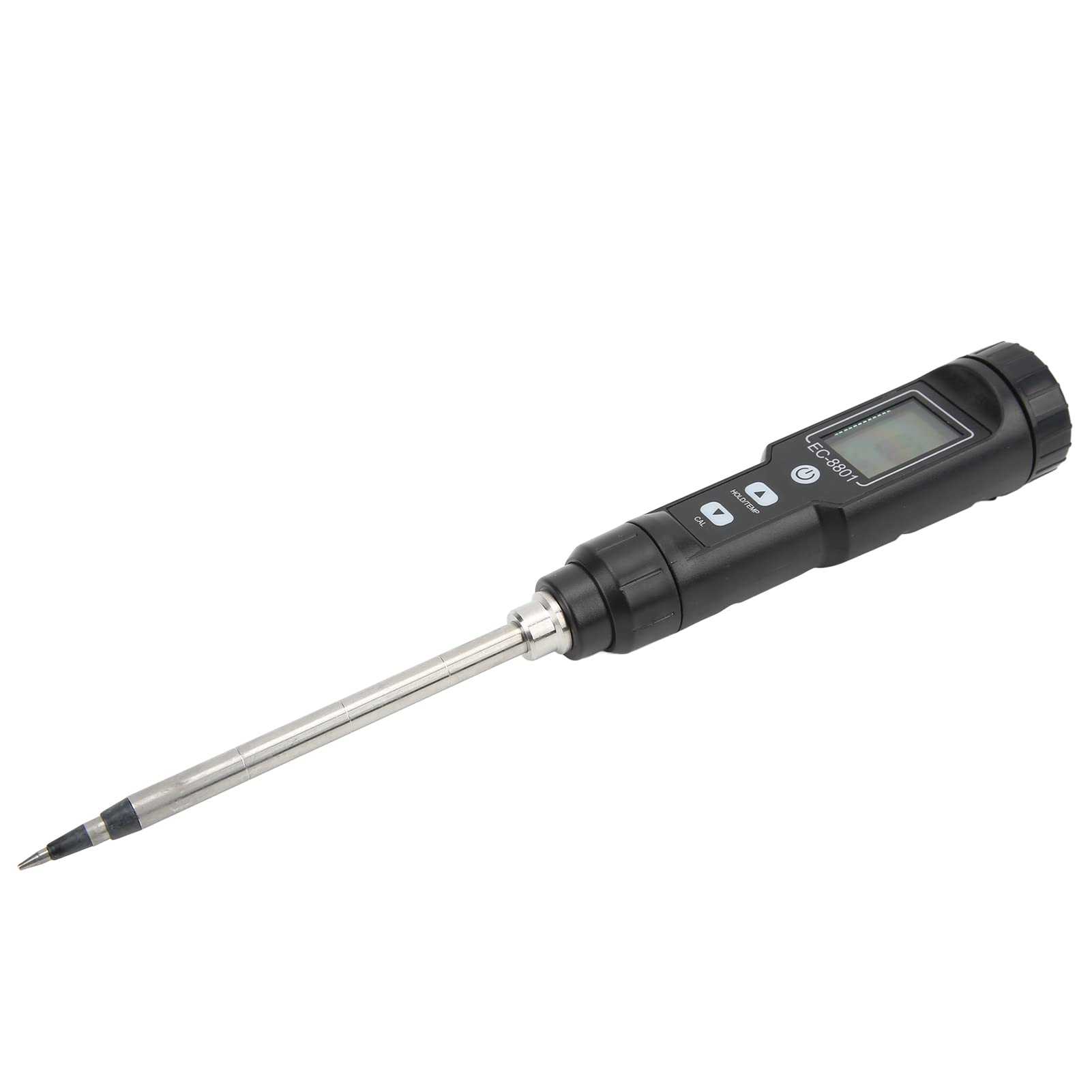 Detector del suelo Torvex, medidor de conductividad EC -8801 con sensor de temperatura y probador de suelo digital para el monitoreo del jardín