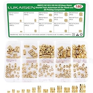 Lukaisen LK-180 Messing Gewindeeinsatz Sortiment